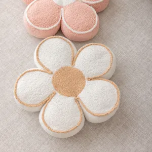 3D flower petal plush pillow, cute aesthetic cushion for sofa, bedroom, and car decoration.