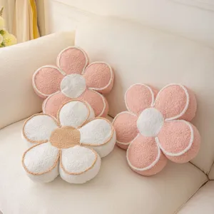 3D Flower Petal Throw Pillow Soft Plush Cushion Decorative Pillow For Living Room Bedroom Sofa Car Home Decor