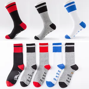 Men's Winter High Tube Thickened Cotton Blend Socks Plus Size Warm Long Casual Sport Socks