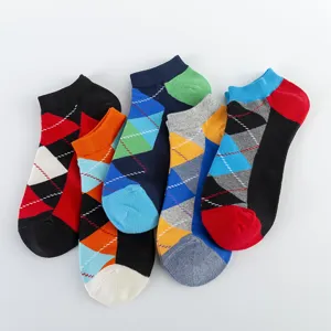 Chaussettes courtes en coton grande taille pour hommes, chaussettes de sport pour été.