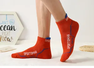Breathable mesh athletic short socks for men, perfect for summer running and daily workouts.