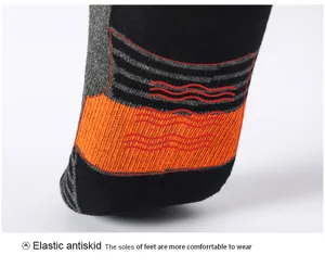 Men's professional athletic sports socks with elastic antiskid soles for comfortable wear.