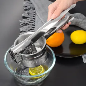 Stainless steel potato ricer kitchen tool manual fruit juicer masher for home cooking