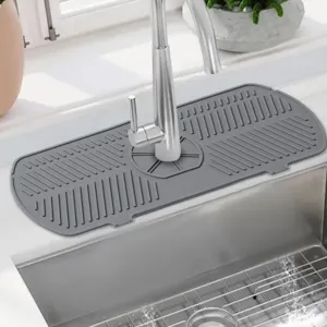 Silikon Wasserhahn Abtropfmatte fur Kuchenspule, flexible Spritzschutz Matte fur Arbeitsplatte.