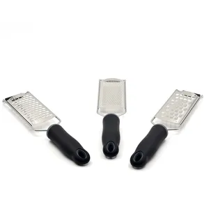 Edelstahl Käsereibe und Zitronenreibe mit rutschfester Griff Küchenhelfer Set Neu.