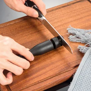 Portable Mini Baseball Bat Tungsten Steel Sharpener Two Stage Outdoor Kitchen Knife Sharpening Tool Household Gadget