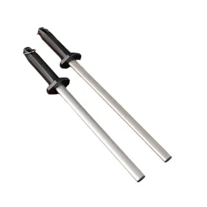 Diamond knife sharpening rod set, kitchen handheld sharpener tool for home use, durable.
