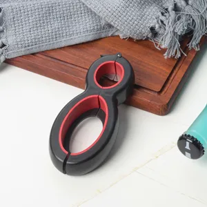 Vielseitiger 6-in-1 Glas- und Flaschenöffner, langlebiges Küchenwerkzeug aus Kunststoff.