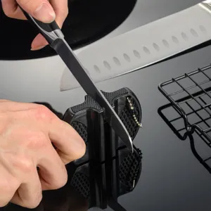 Mini Aiguiseur de Couteau Portable Outil d'Affûtage de Cuisine Rapide Avec Acier au Tungstène et Poignée en Plastique ABS Pour Maison Extérieur