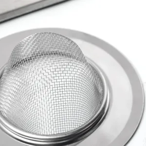 Stainless steel kitchen sink strainer, anti-clogging drain mesh for daily home use now.
