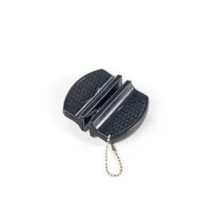 Affûteur de couteau miniature portable avec porte-clés, outil de cuisine compact à double.