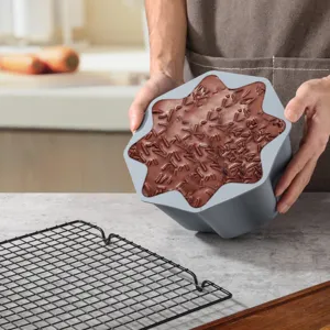 Silikon Stern Kuchenform Backform Antihaftbeschichtung Kueche Dessert Backwerkwerkzeug