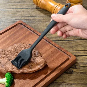 Silicone Basting Brush Oil Brush For BBQ Baking Kitchen Cooking Heat Resistant Food Grade Pastry Brush