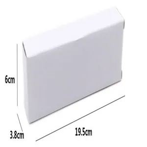 White rectangular packaging box paper carton storage box for kitchen tools and gadgets