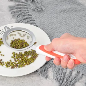 Stainless Steel Flour Sifter Fine Mesh Oil Strainer Non Slip Handle Kitchen Baking Tool For Sifting Flour
