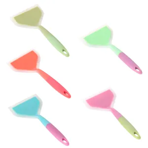 Silicone Tamagoyaki Spatula Wide Turner Kitchen Cooking Tool Multi-color Kitchenware 5pcs
