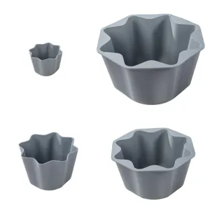 Silikon Französisch Canelé Kuchenform achteckige Mousse Backform antihaftbeschichtet