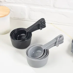 Set de cuillères à mesurer en plastique pour la pâtisserie, outils de cuisine imbriqués.