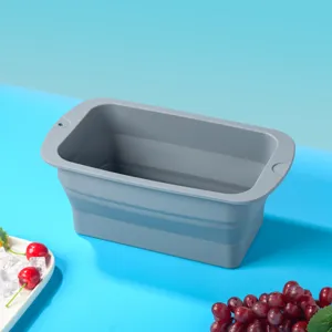 Grand bac à glaçons en silicone pliable pour la cuisine à la maison et la congélation.