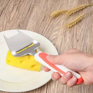 Affetta Formaggio in Acciaio Inossidabile Con Manico in Plastica Pialla per Formaggio Multifunzionale Utensile da Cucina