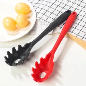 Multifunctionele siliconen spaghetti server set, hittebestendige pastalepel keukenhulp.