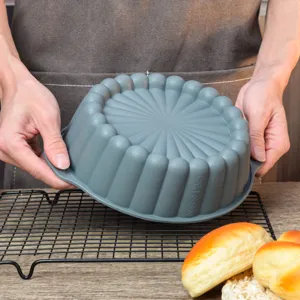 Silicone cake mold non-stick baking pan for chiffon cake pastries kitchen baking tools