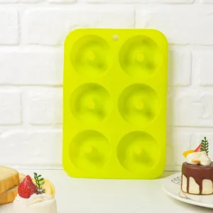 Silikon Donut Backform 6 Mulden Kuchenform Backzubehör für die Küche Detailansicht