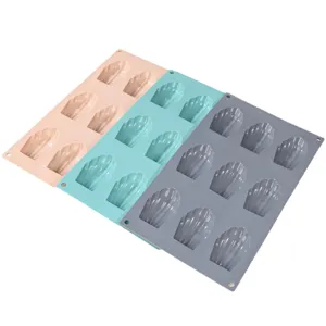 Silikon Madeleine Kuchenform 9-Mulden Muschel Form DIY Backwerkzeug Backform Set Neu