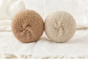 Cozy coral fleece winter socks rolled in cute round shape, soft warm home sleeping socks for women.