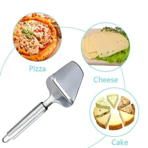 Stainless steel cheese slicer pizza cutter kitchen tool multipurpose cheese plane tool