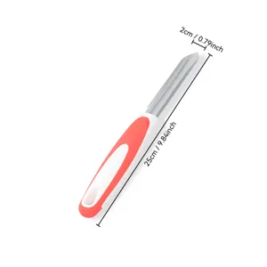 Edelstahl Chilientkerner Fruchtkernentferner Küchenwerkzeug mit ergonomischem Griff.