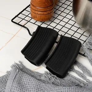 Silicone Pot Handle Covers Heat Resistant Pot Ear Grips Kitchen Anti-Scald Holders