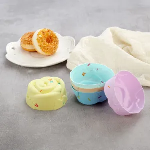 Stampi in silicone per muffin e tortine colorati accessori per cucina di alta qualita