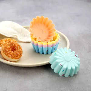 Stampi per muffin in silicone set colorato tortiera per dolci budino e gelatina