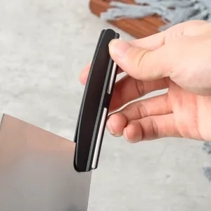 Knife sharpener guide angle clip for kitchen knives beginner sharpening assistant tool detail view