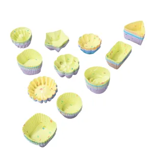 Set di Stampi per Muffin in Silicone Forme Multiple Teglia per Cupcake da Cucina