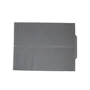 Tapis égouttoir en silicone pour évier de cuisine grand format protecteur de plan de travail