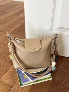 Vintage PU Leather Large Capacity Crossbody Bag For Women Euro-American Stitched Square Shoulder Bag Daily Commute Solid Versatile Messenger Purse