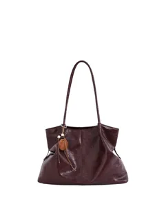 Vintage large capacity women's shoulder tote bag for commute and daily use autumn new