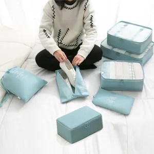 Reise Aufbewahrungstaschen Set Packtaschen Wasserdicht Gepäck Organizer Taschen Für Koffer Kleidung Schuhe Kulturbeutel Reise Zubehör
