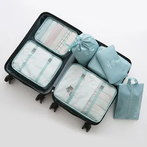 Reise-Packwürfel Koffer Organizer Taschen Set für Koffer und Kleidung Aufbewahrung.