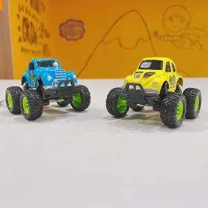Mini off-road pull-back car keychain creative cute bag pendant toy small gift wholesale
