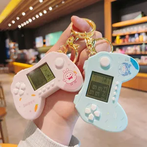 Cute Plastic Retro Mini Game Console Keychain Creative Game Controller Handheld Toy Keyring Personal Gift Bag Charm For Party Daily Decor
