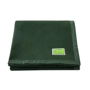 Thickened Warm Wool Blanket Solid Color Soft Winter Bed Blanket For Outdoor Camping Emergency Rescue Household