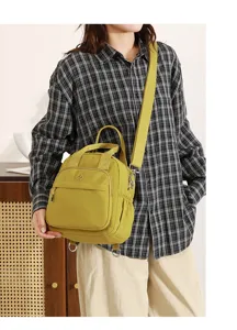 Bolso bandolera ligero de nylon para mujer casual de viaje moda versátil bolso pequeño