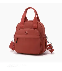 Bolso de hombro casual de nylon para mujer, bolso ligero y versátil para viajes diarios.