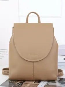 Genuine Leather Casual Backpack For Women Large Capacity Travel School Bag Fashion Daily Commuting Daypack