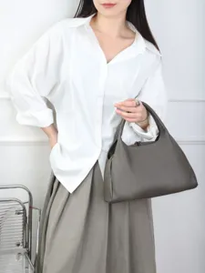 Borsa a tracolla in pelle grande capienza elegante per donna, borsa casual alla moda comoda.