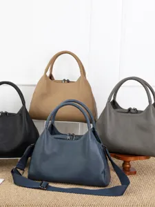 Grande borsa a mano da donna in vera pelle borsa a tracolla alla moda hobo bag casual