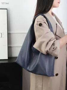 Koreanischer Stil große Kapazität weiche Leder Schulter Tote Tasche für Damen Mode.